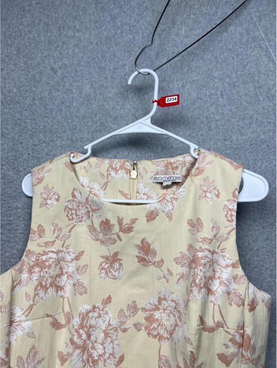 Eva Mendes Womens Sleeveless Floral Curvy Fit Flare Dress 14 Cottagecore Prairie - Picture 16 of 16